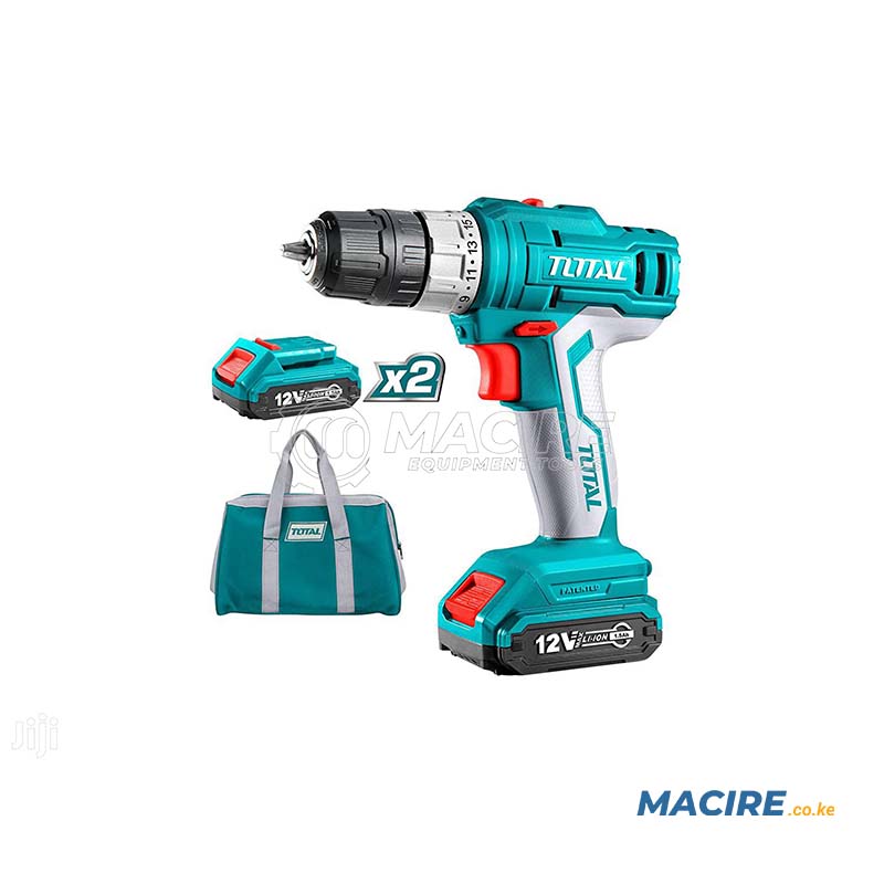 12V TOTAL Lithium-Ion Cordless Drill – TDLI1222 | Compact Powerhouse