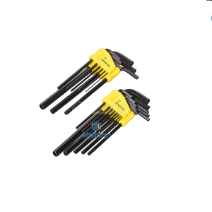 9-Piece Stanley Allen Hex Key Torx Long Arm Set – T10 to T50