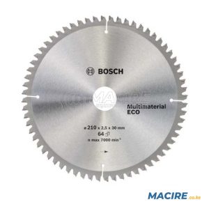 BOSCH CIRCULAR SAW BLADE ECO ALUMINIUM 254X3.0/2.2X30 96T (2608644412)