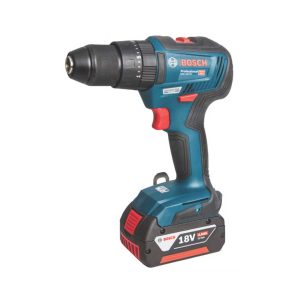Bosch Drill Cordless Hammer Drill 2.0Ah 18V Li-Ion Metal Body Chuck Type – 2 X Batteries (Gsb 18V-50)