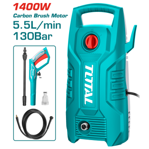 1400W 130Bar (1900PSI) TOTAL Pressure Washer Car Wash TGT11316 (5.5L/min)