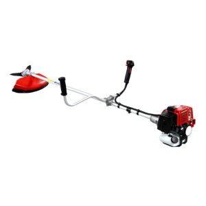 37.7cc Lusqi Germany Petrol Brush Cutter – 4-Stroke Sidepack with 9 Blades Power Beast