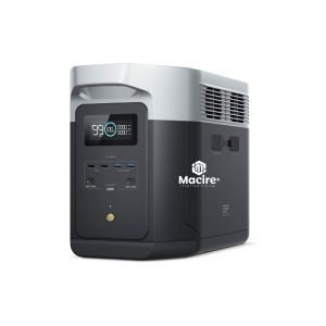 2.4kW EcoFlow Delta 2 Max Portable Power Station – LiFePO₄ 2048Wh, 43-Min Fast Charge,