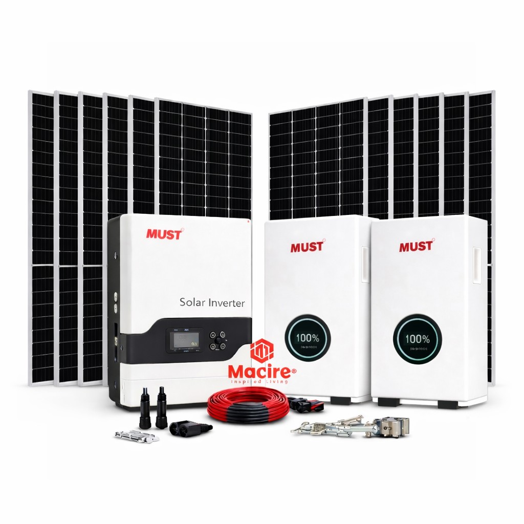 12kW MUST Lithium Premium Home Solar Kit 48V 12kW MUST Lithium Premium Home Solar Kit 48V